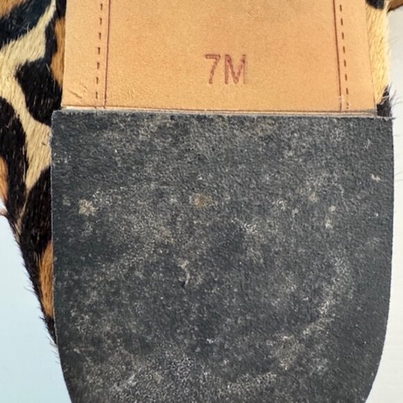 Sam Edelman Leopard Print Spiked Toe Ballet Flats, 7 - Picture 2 of 3